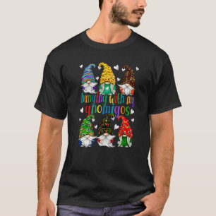 Camiseta Cinco De Mayo Gnomo Engraçados Para As Mulheres Qu