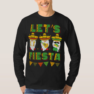 Camiseta Cinco De Mayo Gnomos Mexicanos Lets Fiesta