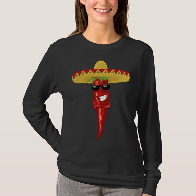 Camiseta Cinco de mayo hot chilli pepper Cinco de mayo Fies (Frente)