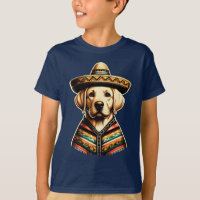 Cinco de Mayo Labrador Retriever Poncho Sombrero