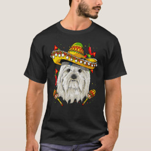 Camiseta Cinco de Mayo maltês Sombrero
