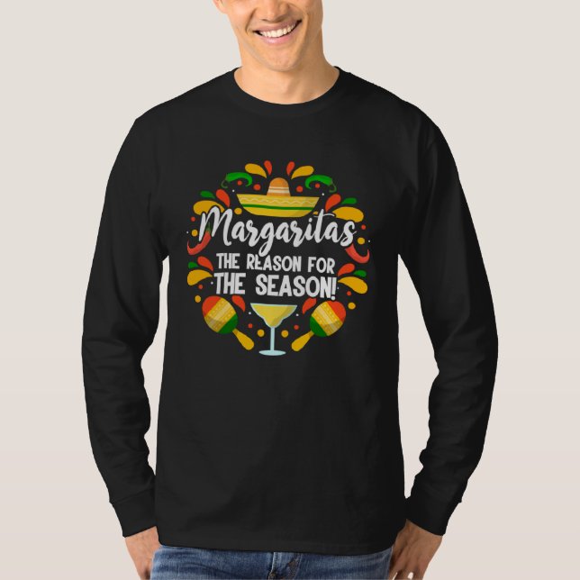 Camiseta Cinco De Mayo Margaritas Reason For The Season 5 D (Frente)