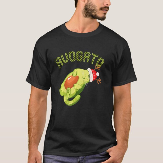 Camiseta Cinco De Mayo Meow Funny Avogato Cat Lover Avocado (Frente)