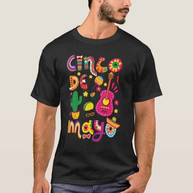 Camiseta Cinco De Mayo Mexican Fiesta 5 De Mayo 2 (Frente)