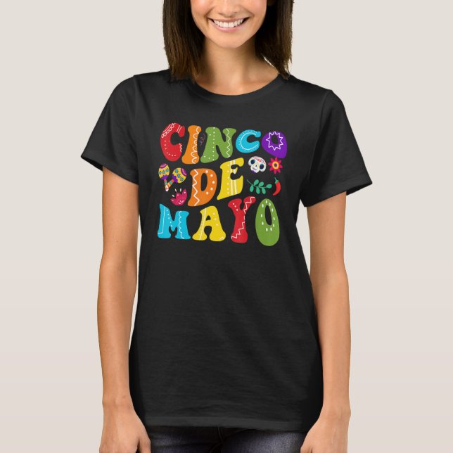 Camiseta Cinco De Mayo  Mexican Fiesta 5 De Mayo Women Men  (Frente)