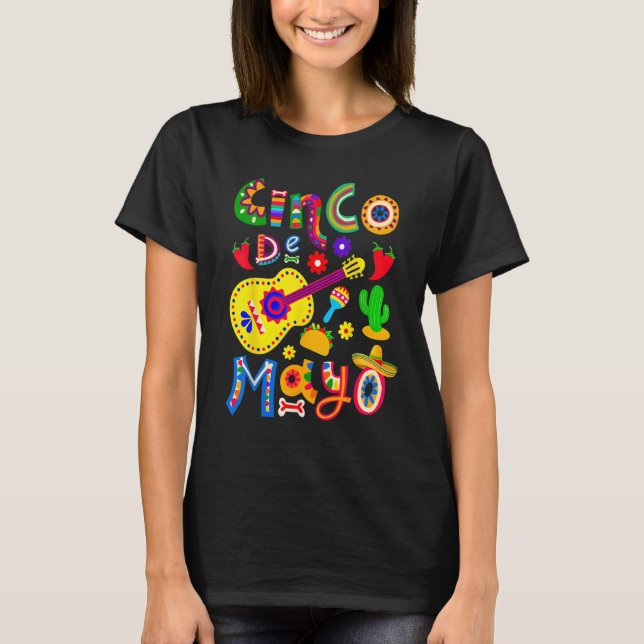 Camiseta Cinco De Mayo Mexican Fiesta 5 De Mayo Women Men G (Frente)