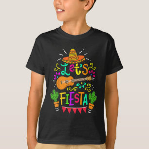 Camiseta Cinco De Mayo Mexicano Guitar Cactus Para Homens M