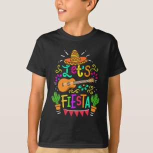 Camiseta Cinco De Mayo Mexicano Guitar Cactus Para Homens M