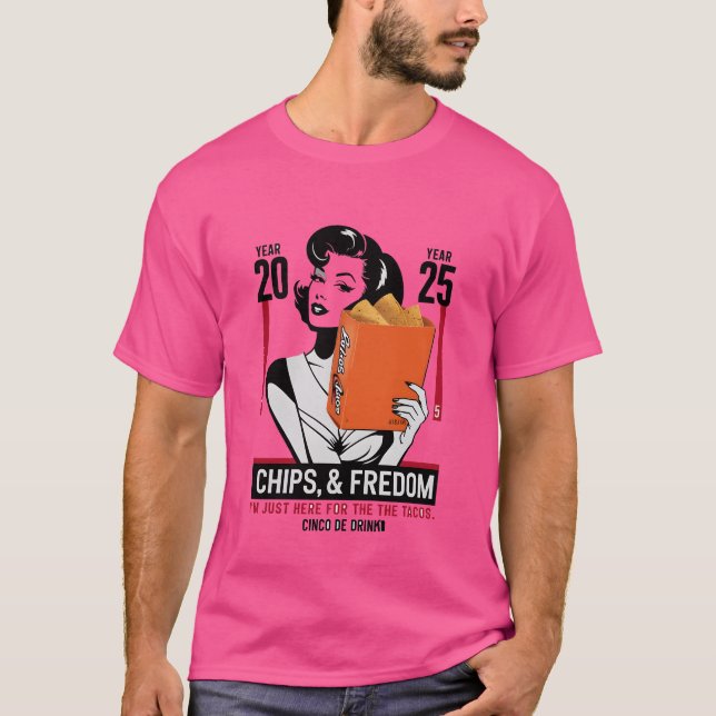 Camiseta Cinco de Mayo - Nacho Média Fiesta (Frente)