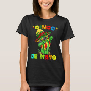 Camiseta Cinco De Mayo Para Mulheres Miúdas Crianças Mexica