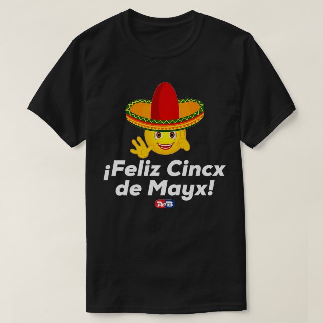 Camiseta Cinco de Mayo Prêmio Latino  (Frente do Design)