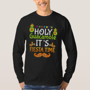 Camiseta Cinco De Mayo Santo Guacamole É O Fiesta Time Fies