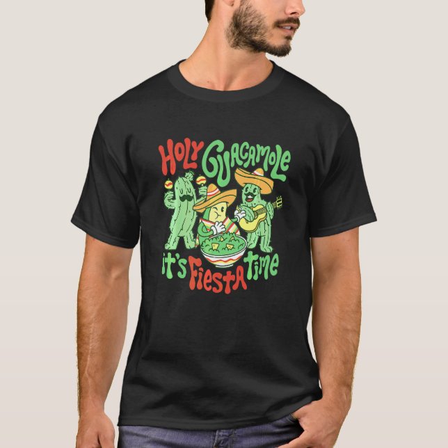 Camiseta Cinco De Mayo Santo Guacamole É O Fiesta Time Fies (Frente)
