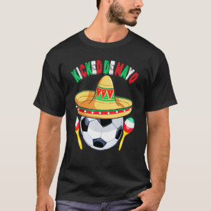 Camiseta Cinco De Mayo Soccer Ball Sombrero Maracas Para So