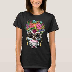 Camiseta Cinco de Mayo Sugar Skull Dia De Los Muertos Day O