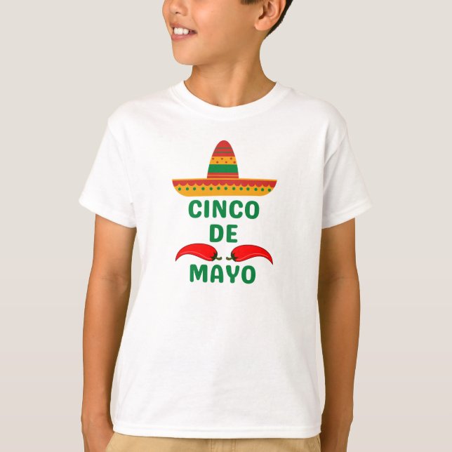 Camiseta Cinco de Mayo T-Shirt (Frente)