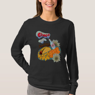 Camiseta Cinco de Mayo Taco e Chips Comidas mexicanas Fiest