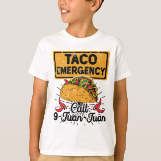 Camiseta Cinco de Mayo Taco Emergência Chamada 9 Juan Juan