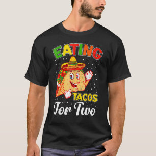Camiseta Cinco de Mayo Taco Terça-feira Comendo Taco Mexica