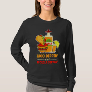 Camiseta Cinco de Mayo Tequila e Tacos Nachos Fiesta