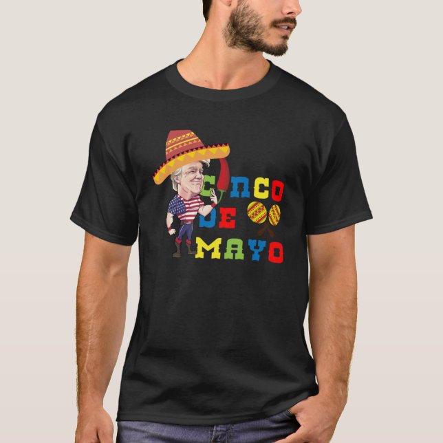 Camiseta Cinco de Mayo Tequila Tacos Beer Mexicano Happy Ci (Frente)