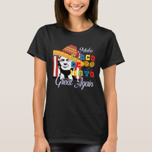 Camiseta Cinco De Mayo Tequila Tacos Cerveja Mexicana Feliz