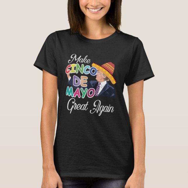 Camiseta Cinco De Mayo Tequila Tacos Mexican Beer Happy Cin (Frente)