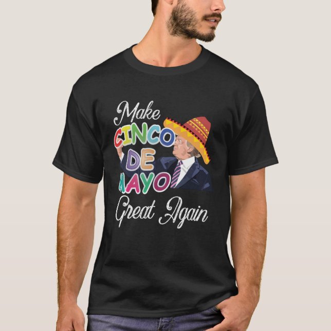 Camiseta Cinco De Mayo Tequila Tacos Mexican Beer Happy Cin (Frente)