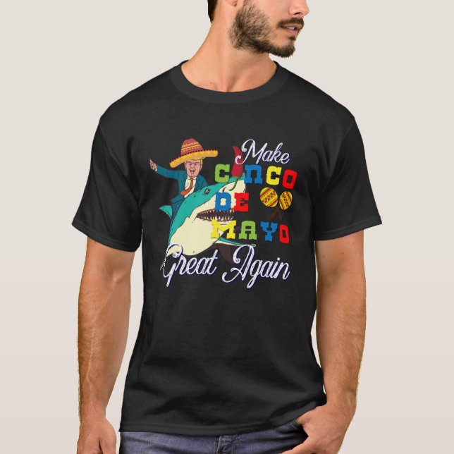 Camiseta Cinco De Mayo Tequila Tacos Mexican Beer Happy Cin (Frente)