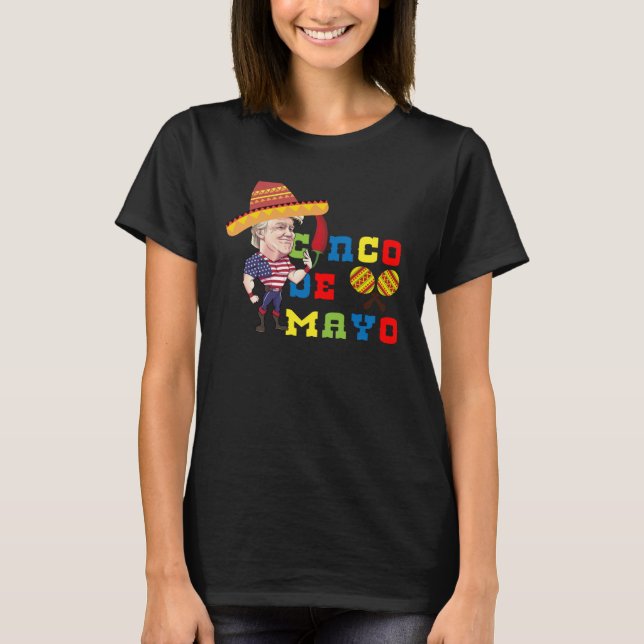 Camiseta Cinco De Mayo Tequila Tacos Mexican Beer Happy Cin (Frente)