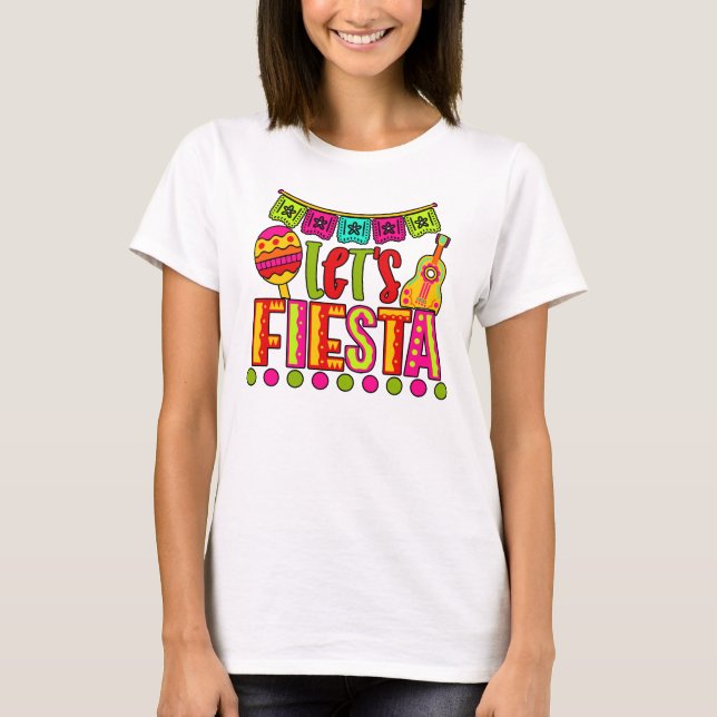 CAMISETA CINCO DE MAYO VAMOS FESTEJAR (Frente)