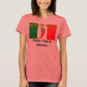 Camiseta Cinco de Mayo: Vibre do que um Jalapeno