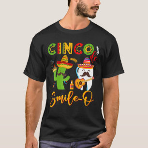 Camiseta Cinco De Smile O Engraçado Tacos Tacos Tacos De Vi
