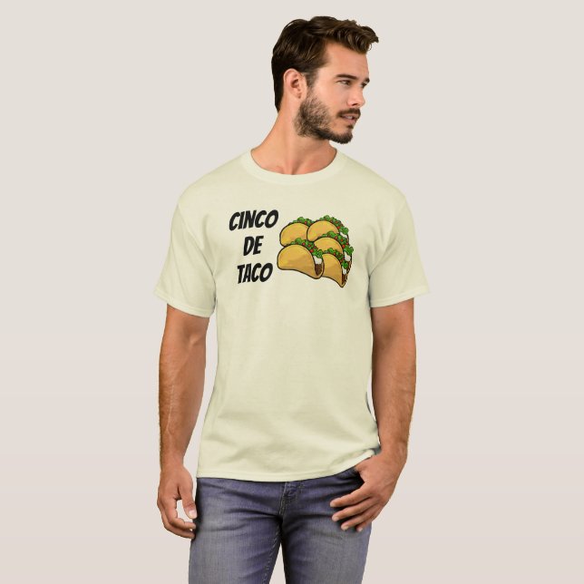 Camiseta Cinco de Taco T-shirt (Frente Completa)