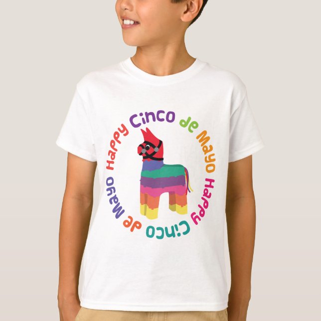 Camiseta Cinco feliz De Mayo (Frente)