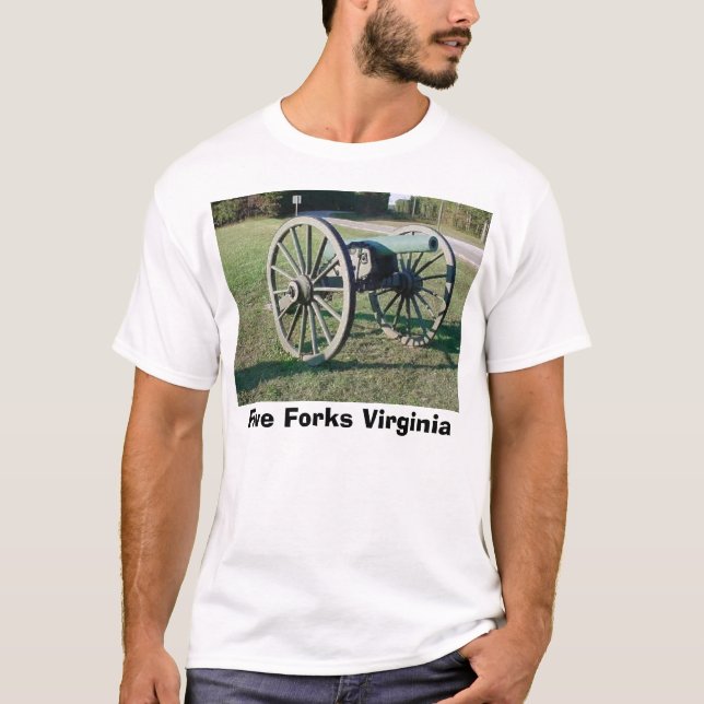 Camiseta Cinco forquilhas Virgínia (Frente)