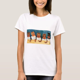 Camiseta Cinco Gatos De Cantar, Louis Wain