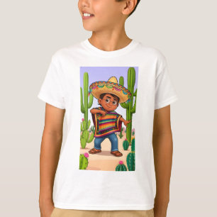 Camiseta Cinco Ideias Engraçadas de Mayo Eu Acertava Que Pi