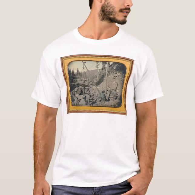 Camiseta Cinco mineiros do riverbed… (40064) (Frente)