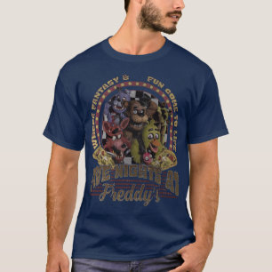 Camiseta Cinco Noites Na Garota do Halloween do Freddys