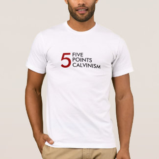 CAMISETA CINCO, PONTOS, CALVINISM, 5