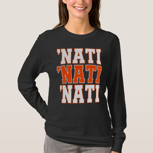 Camiseta CINCY 'NATI Cincinnati OH Matching Family Casal T (Frente)