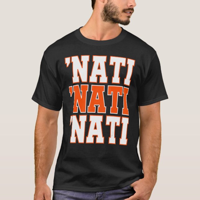 Camiseta CINCY 'NATI Cincinnati OH Matching Family Casal T (Frente)