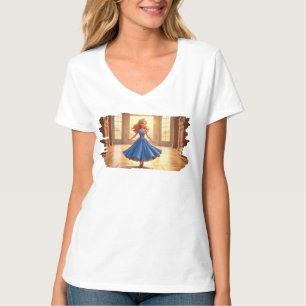 Camiseta Cinderela se Preparando – Transformação Mágica do