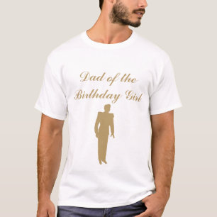 Camiseta Cinderella Birthday Pai T-Shirt