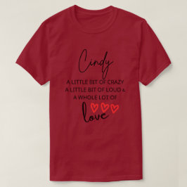 Camiseta Cindy Colorful Love