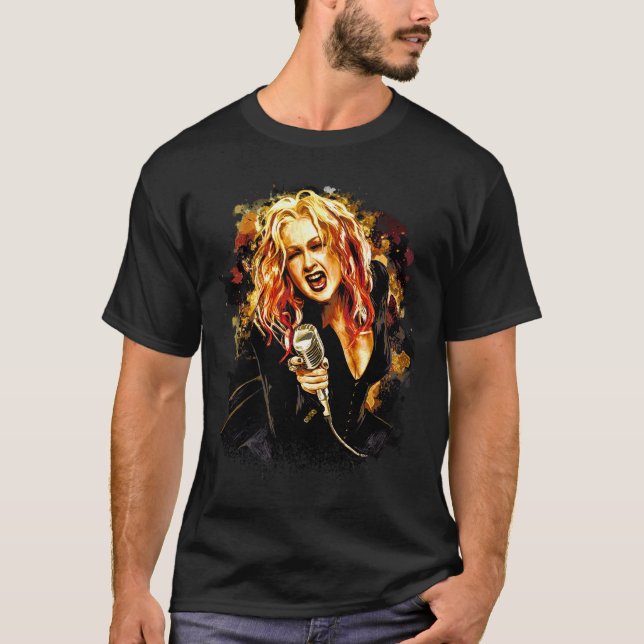 Camiseta Cindy Lauper Paintings (Frente)