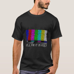 Camiseta Cineasta Corrija na Pós-produção Cinematografista
