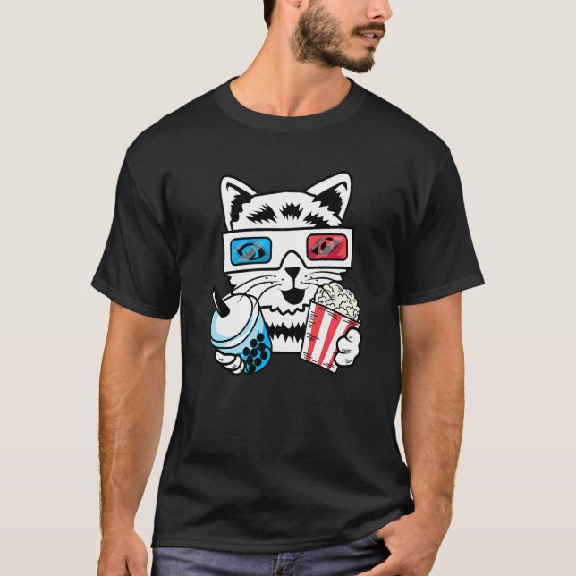 Camiseta Cinefilia Cinema de Gato (Frente)