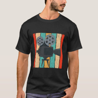 Camiseta Cinema Camera Movie Projector